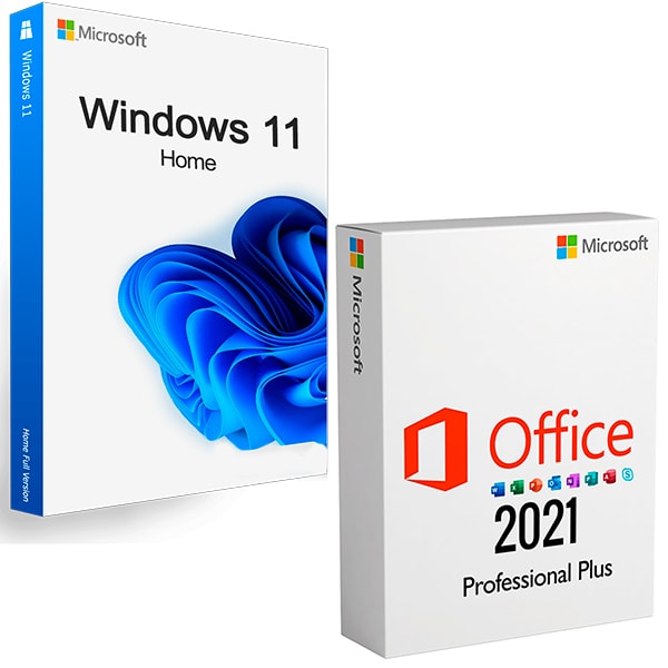Pachet licente Microsoft Windows 11 Home + Microsoft Office 2021 Professional Plus