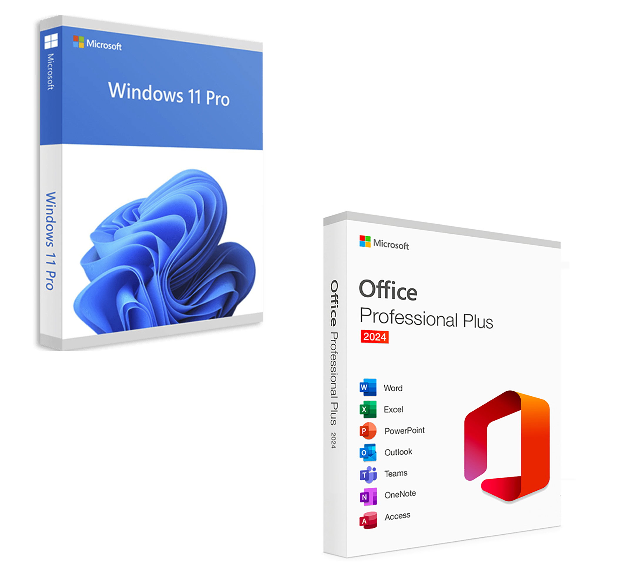 Pachet licente Microsoft Windows 11 Professional + Microsoft Office 2024 Professional Plus